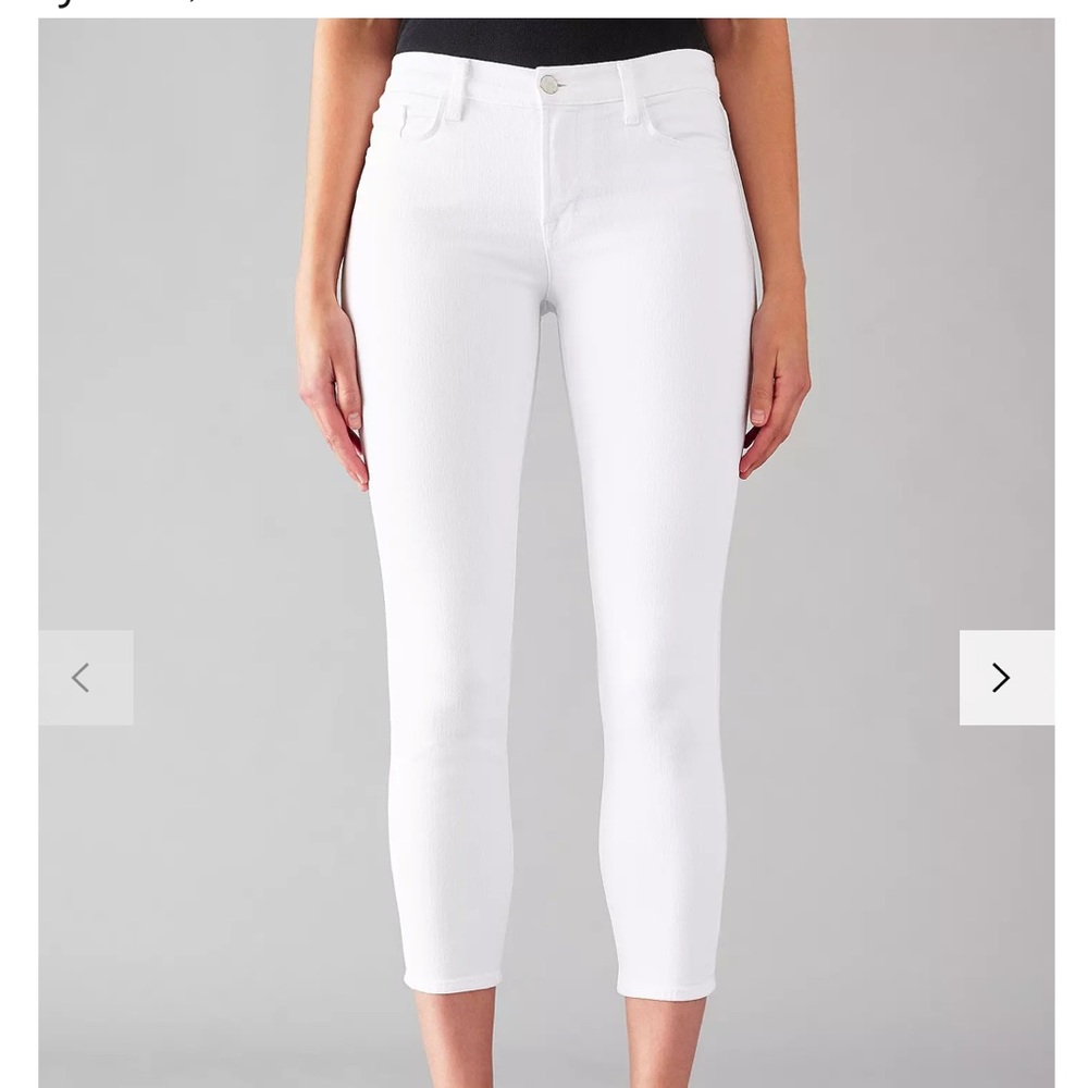 NWT J Brand 835 Midrise Crop Blanc